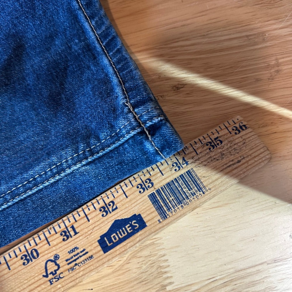 Ariat Jeans Womens 27L Blue Denim Makenzie Perfect Rise Straight Real 28x34" - Picture 10 of 16